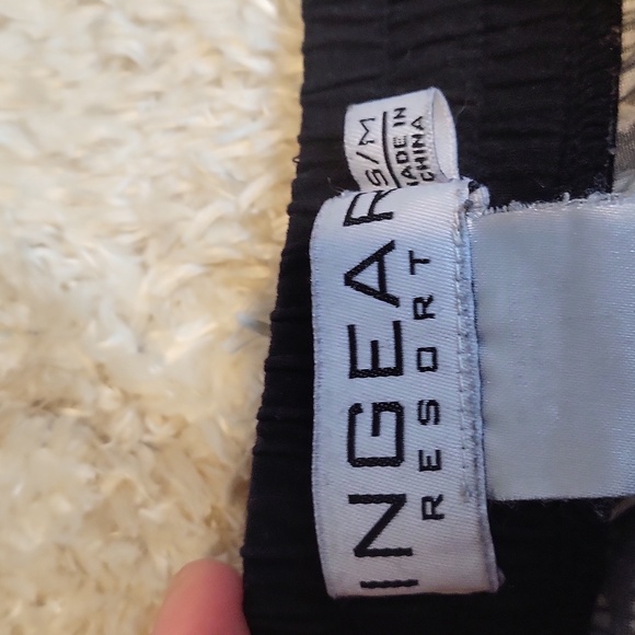 Black & White Aztec Joggers - Picture 4 of 6